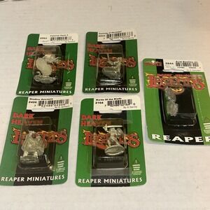 Dark Heaven Legends Metal Miniature Figures Reaper Lot Dantrag & Marda